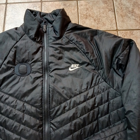 #0281 Mens Black Nike Therma-Fit Zip-Up Jacket Size Large - Picture 5 of 14